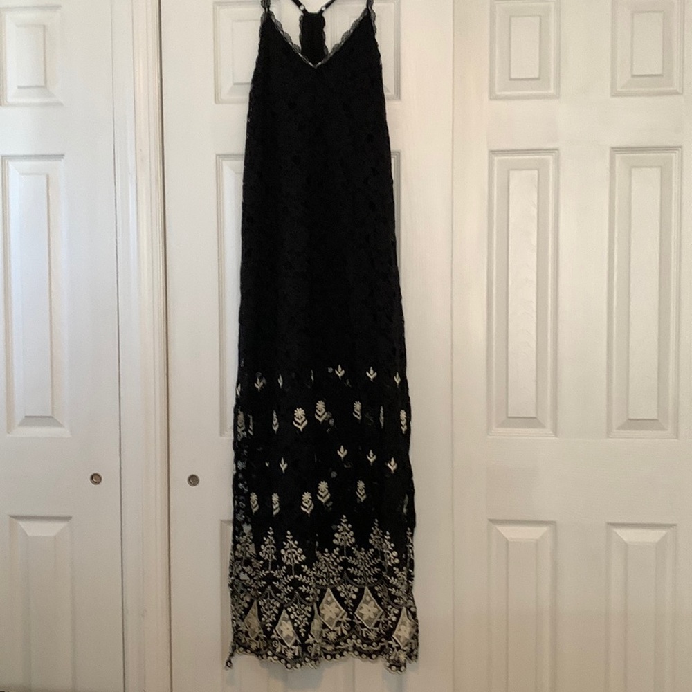Alice and Olivia Lace Maxi Dress, Size S